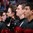 MONTREAL, CANADA - JANUARY 4: Canada's Thomas Chabot #5 and teammates look on during the national anthem following a 5-2 semifinal round win over Sweden at the 2017 IIHF World Junior Championship. (Photo by Andre Ringuette/HHOF-IIHF Images)

